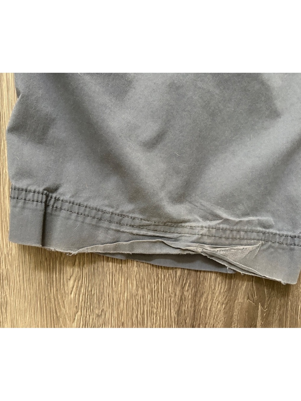 Dickies Gray Cargo scrub Pants with Elastic Waist and Drawstring, Size Large - Picture 9 of 10